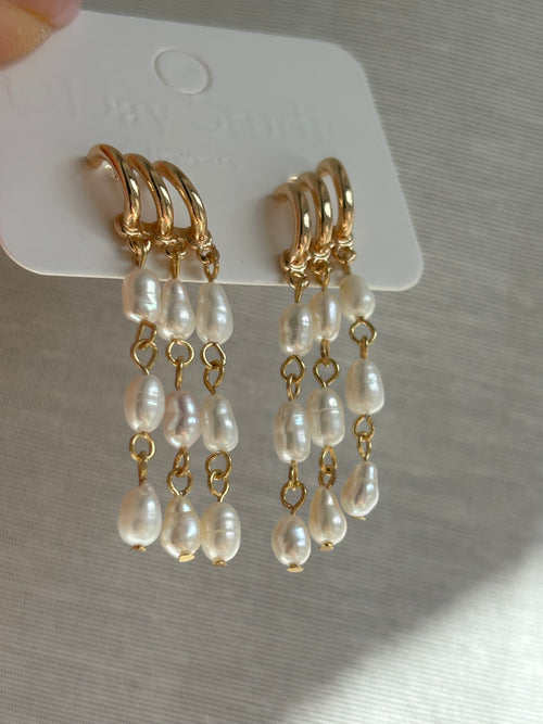 Süßwasserperlen Ohrringe