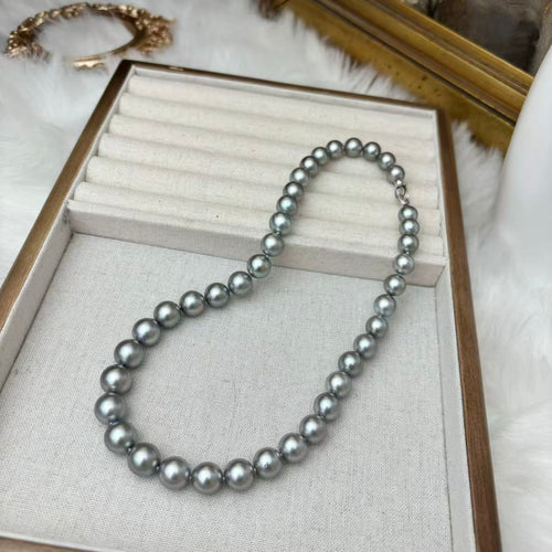 Tahiti Platium Grey Necklace